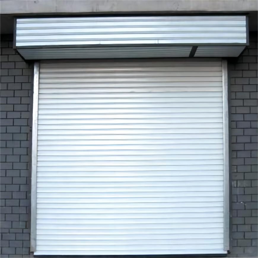 Industrial Exterior Gi Roller Shutter Galvanized Steel Aluminium Alloy Rolling Shutter Metal Roll up Fireproof Fire Rated Rolling Shutter Garage Door