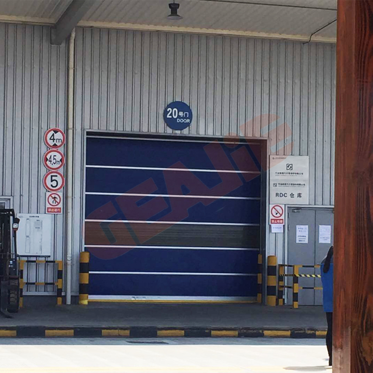 PVC High Speed Rapid Door for Workshop Cleanroom Dustproof Automatic Roll up Door