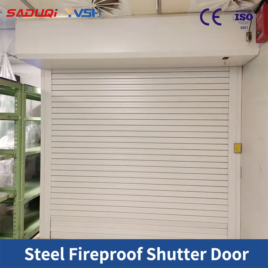 Industrial Steel Fire Rated Rolling Fireproof Roller Shutter Rolling up Door
