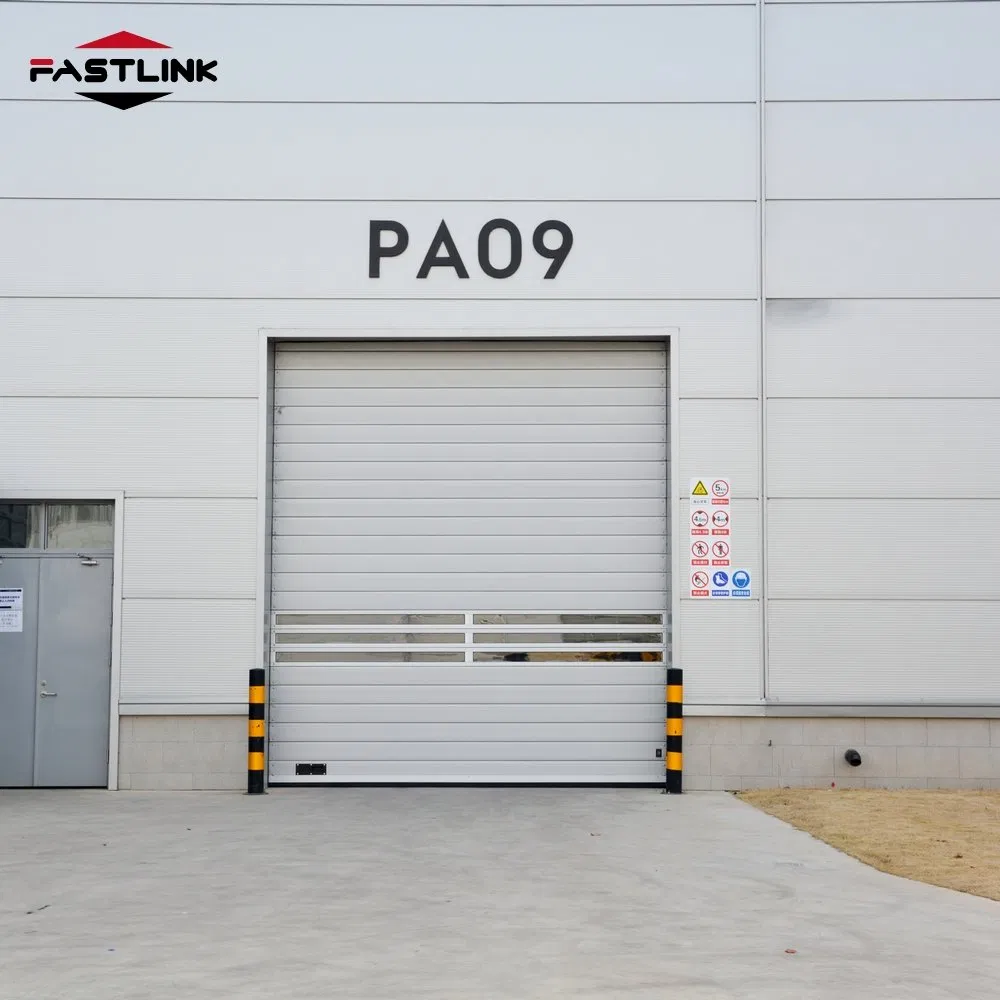 Fastlink High Performance Large Hard High Speeds Certification Industrial PU Waterproof Electric Aluminum Spiral Shutter Doors