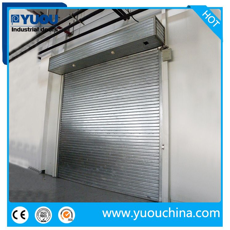 Industrial Exterior &amp; Interior Fire Proof Rated Metal Stainless Steel Roller Shutter Roll up Rolling Automatic Door