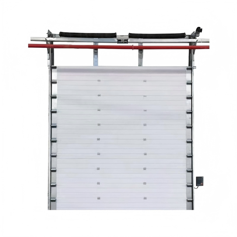 Steel Insulated Vertical Lifting Sliding Roll up Metal Sectional Automatic Industrial Overhead Lift Door for Warehouse