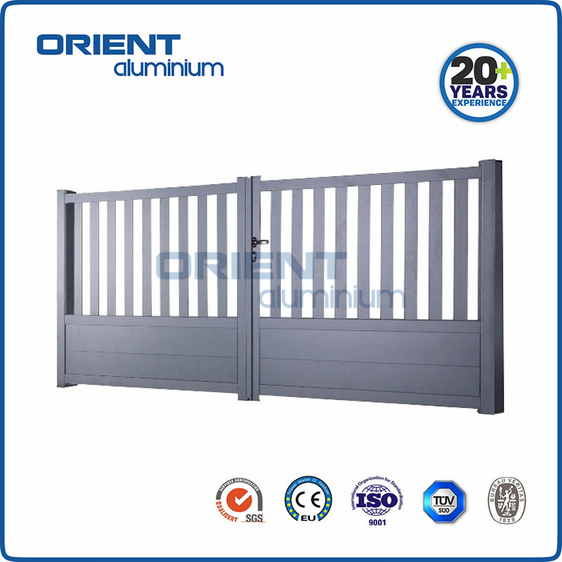 3000*1800mm Germany Market Aluminium/Wrought Iron Fence Gate/ Swing Gate Driveway Gate