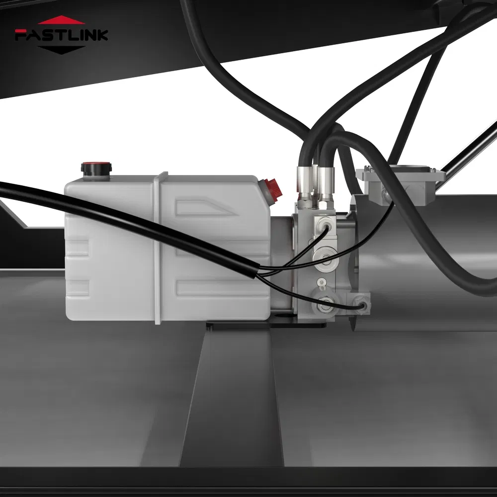 Fastlink Leading Technology Industrial Alloy Increased Security and Protection Stable Structure Design Electric Telescopic Lip Dock Leveler