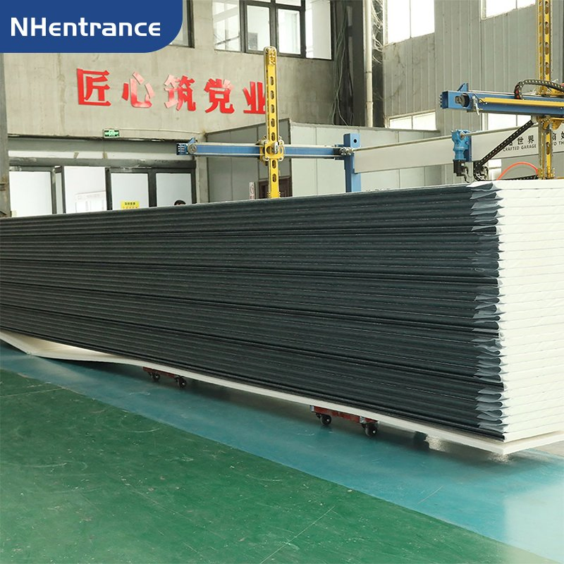 Industrial Grade High Strength Steel Sandwich Insulated Panel for Cold Storage Sectional Garage Door Panel