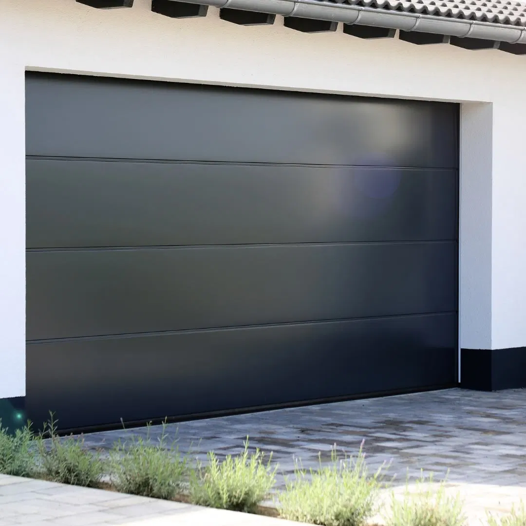 Cbmmart Custom USA Standard Lift Thermal Insulated Sandwich Panel Foamed Flush Panel Frosted Glass Garage Doors