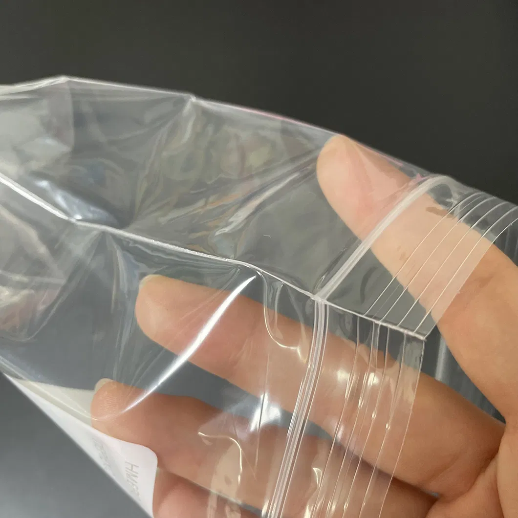 Customizable PE Polyethylene Clear Ziplock Zipper Self Adhesive Seal Bags with Round Circle Hole/Euro Hole/Hanging Hole