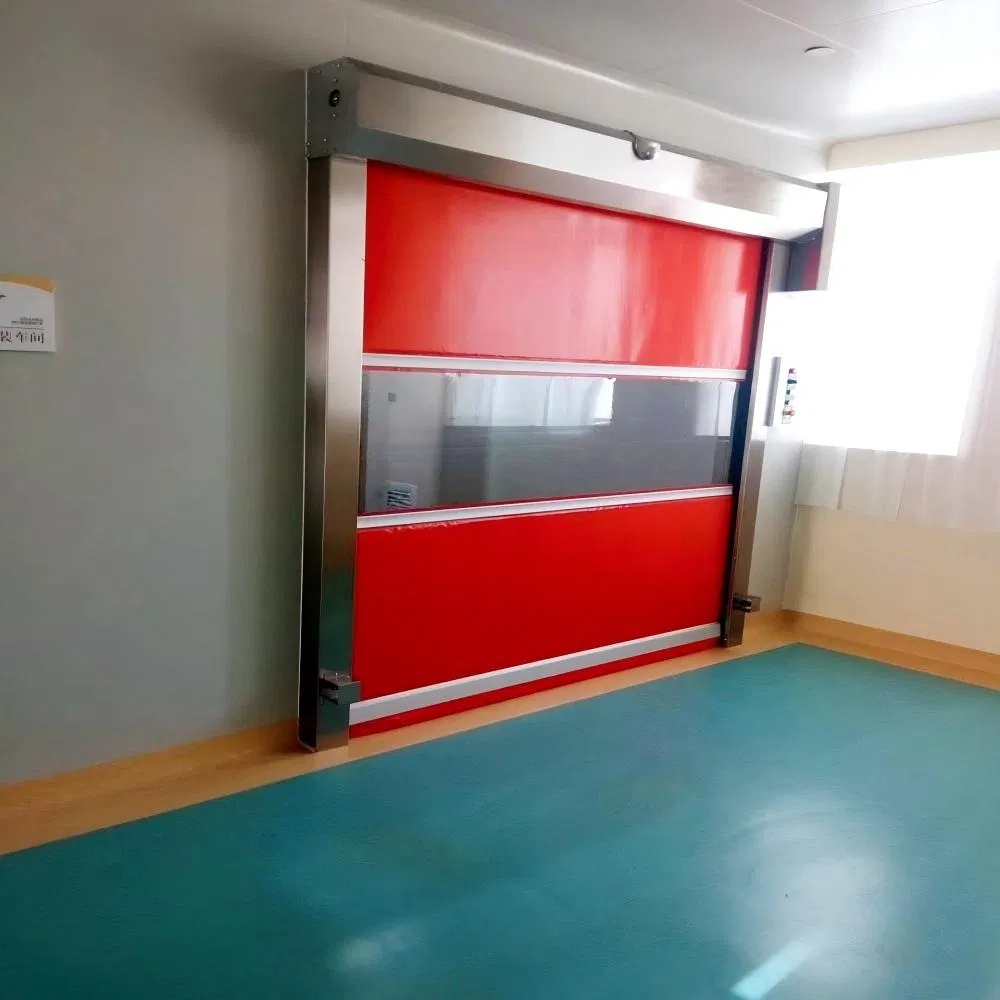 Industrial Clean Room PVC High Speed Roll up Door Automatic Roller Shutter Doors