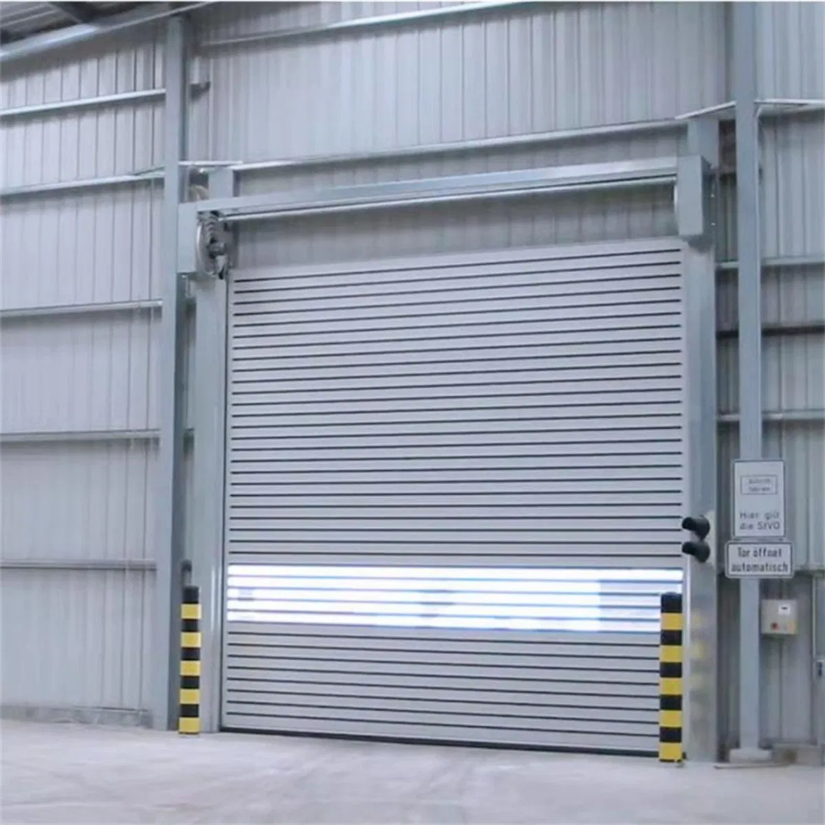 Modern High Speed Industrial Security Turbo Aluminum Spiral Roll up Metal Rolling Door
