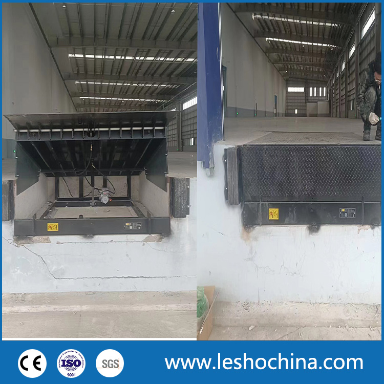 Cheap Price Forklift Free Heavy Duty Loading Equipment Telescopic Lip Dock Leveler