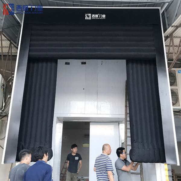 Inflatable Container Loading Dock Shelter Rubber Cold Room Automatic Door Seal