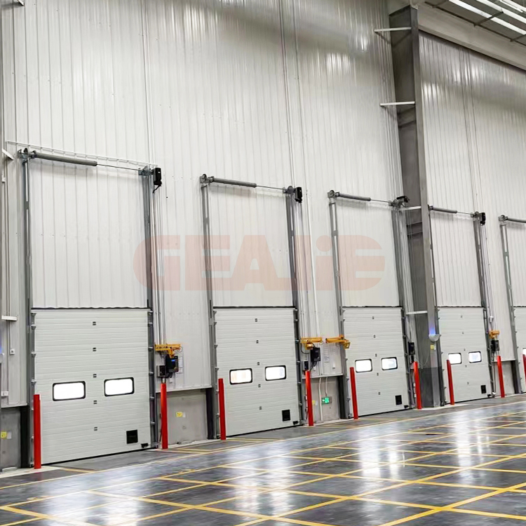 Electric Industrial Sectional Lifting Door Vertical High Lift Automatic Sliding up Door