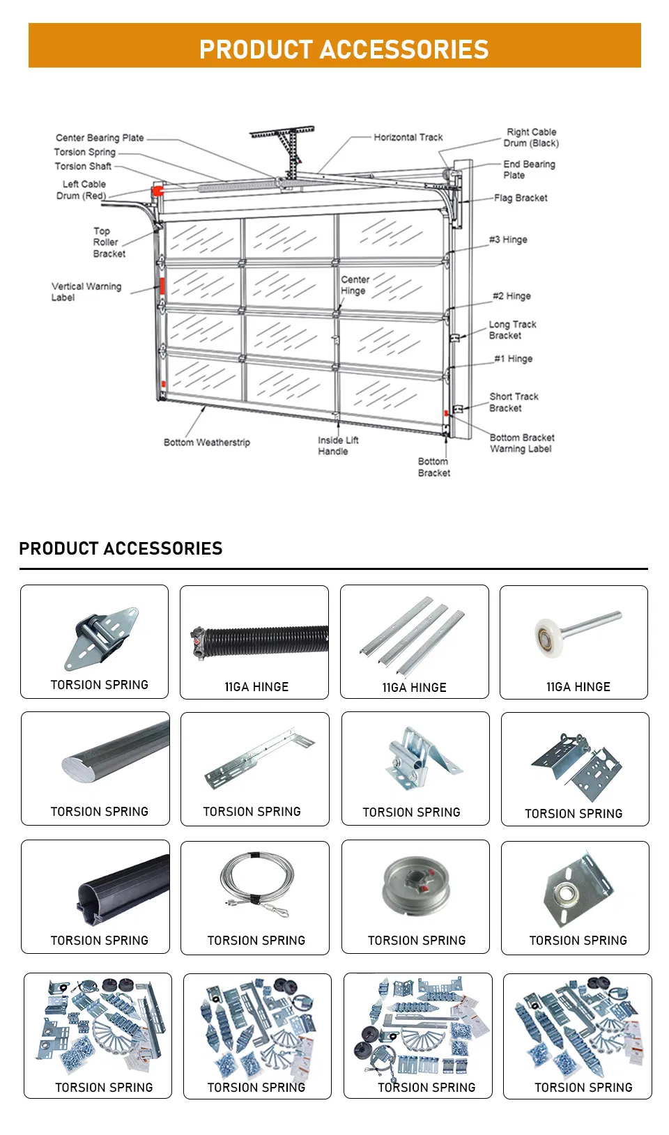 Large View Garage Door
