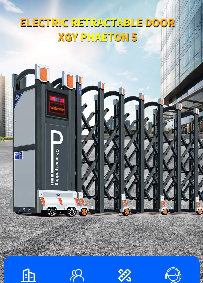 Electric Retractable Gate Detail 1