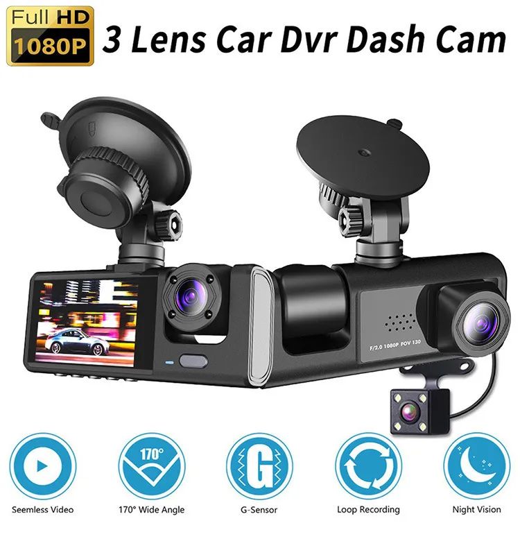 Dual Lens Dash Cam View 1