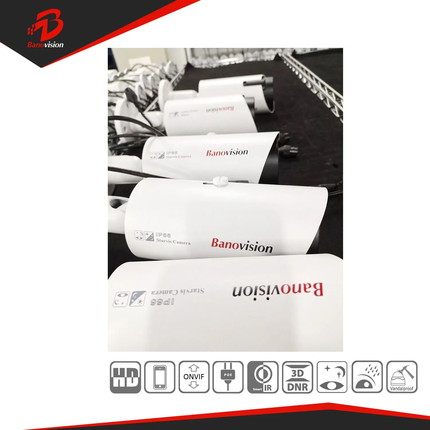 4K Security Surveillance Network IP Bullet Waterproof CCTV 8MP Camera