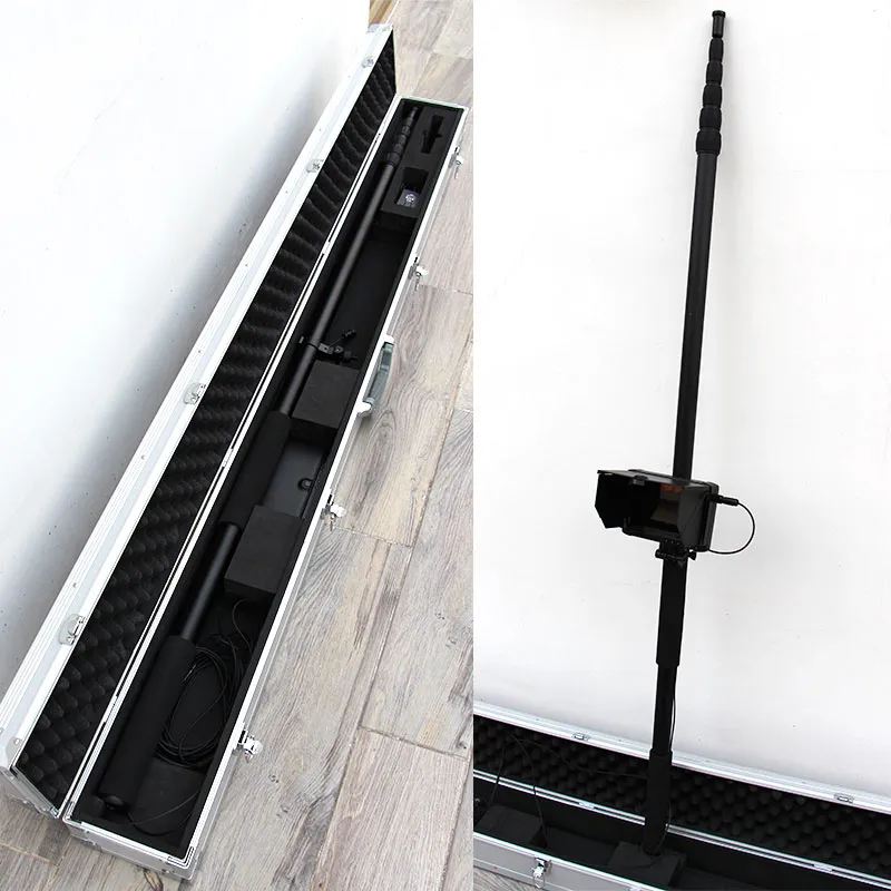 8m Telescopic Pole Search Video Inspection Camera