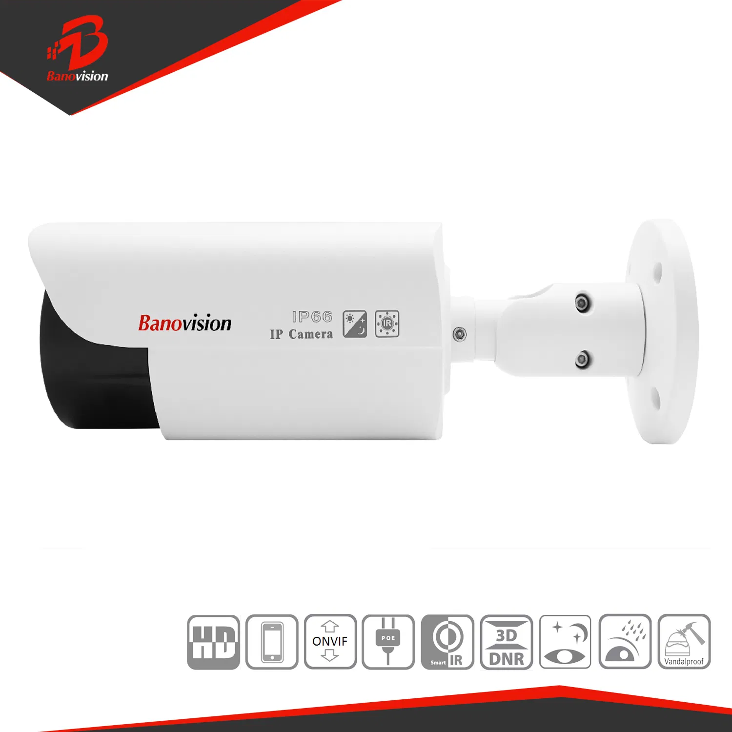 4K Security Surveillance Network IP Bullet Waterproof CCTV 8MP Camera