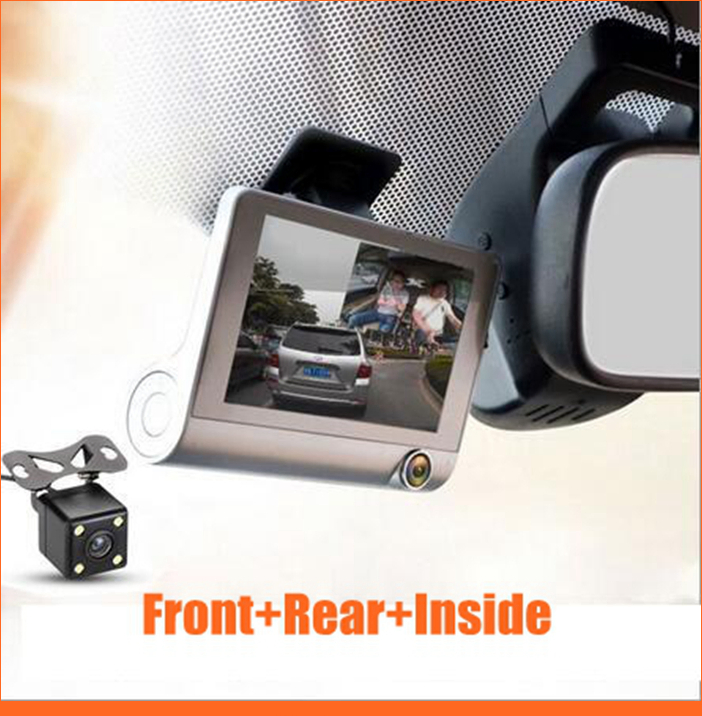 Hot Sale Car Dual Cams Dash Camera 3 Lens G-Sensor 170 Degree 1080P Dash Camera