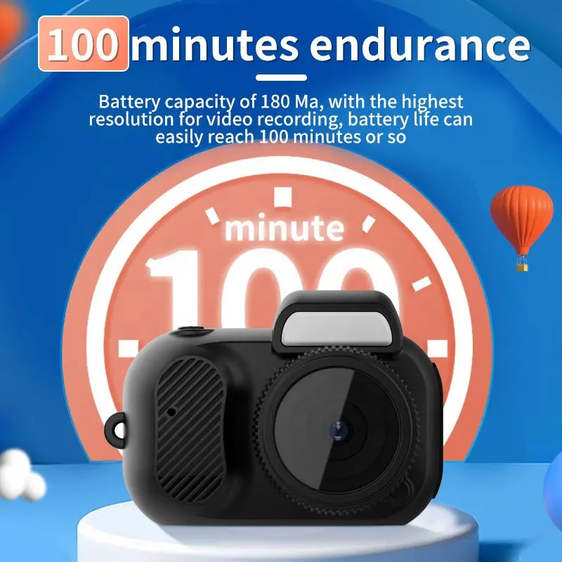 Compact 1080P Mini Action Camera for Kids Adventures Portable 1080P Kids Action Camera for Outdoor Fun