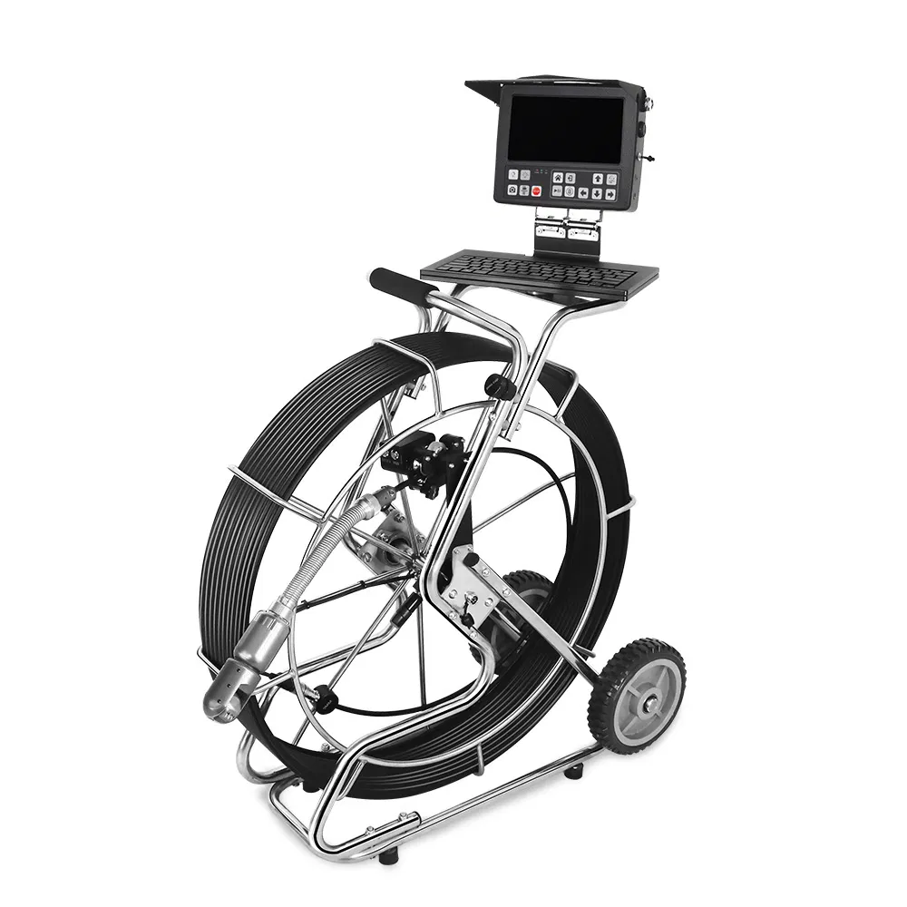 Waterproof Sewer Pipe Inspection 360 Degree Rotation Well Video Camera