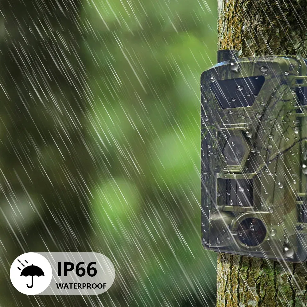 4G Hunting Camera APP Support Live Streaming 4K 60MP Wildlife Trail Camera