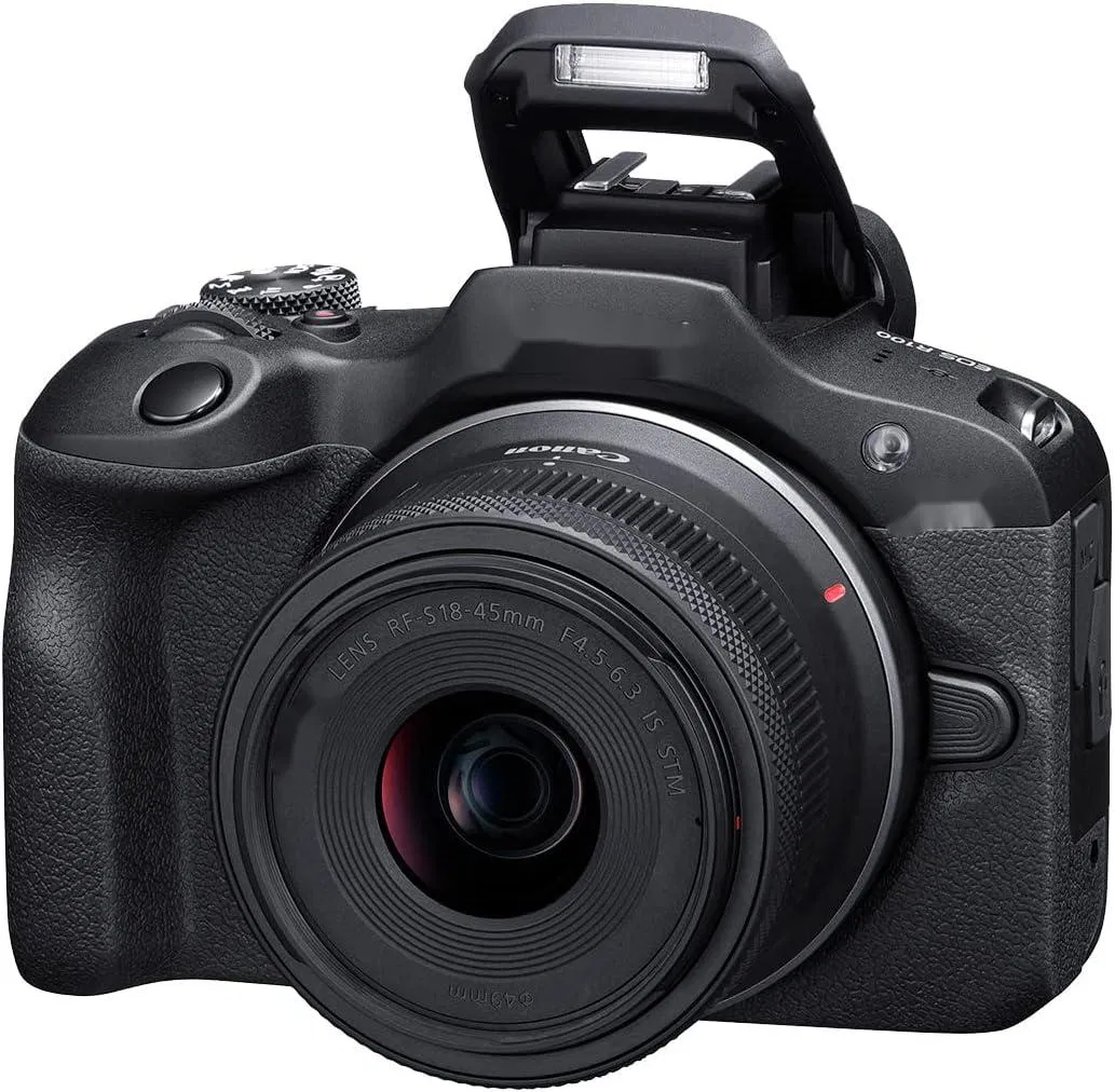Hot-Selling R100 Mirrorless Camera RF-S18-45mm F4.5-6.3 Is Stm Lens Kit Camera