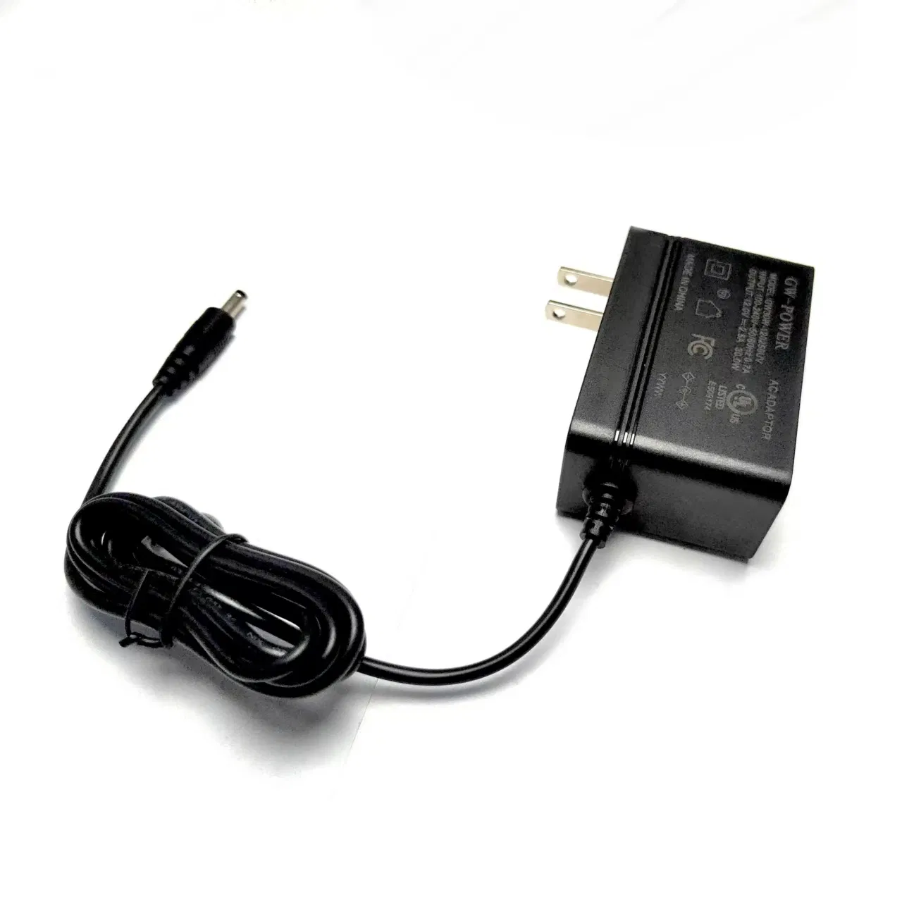 Interchangeable Plug Type Wall Mount Power Adapter with Worldwide Approved Certifications