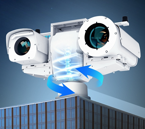 Advanced PC664c1 Dual-Spectrum PTZ Camera with Industry-Leading Uncooled Detectors, 2MP Thermal and 4MP Visible Imaging for Ultra-Clear Long-Range Surveillance