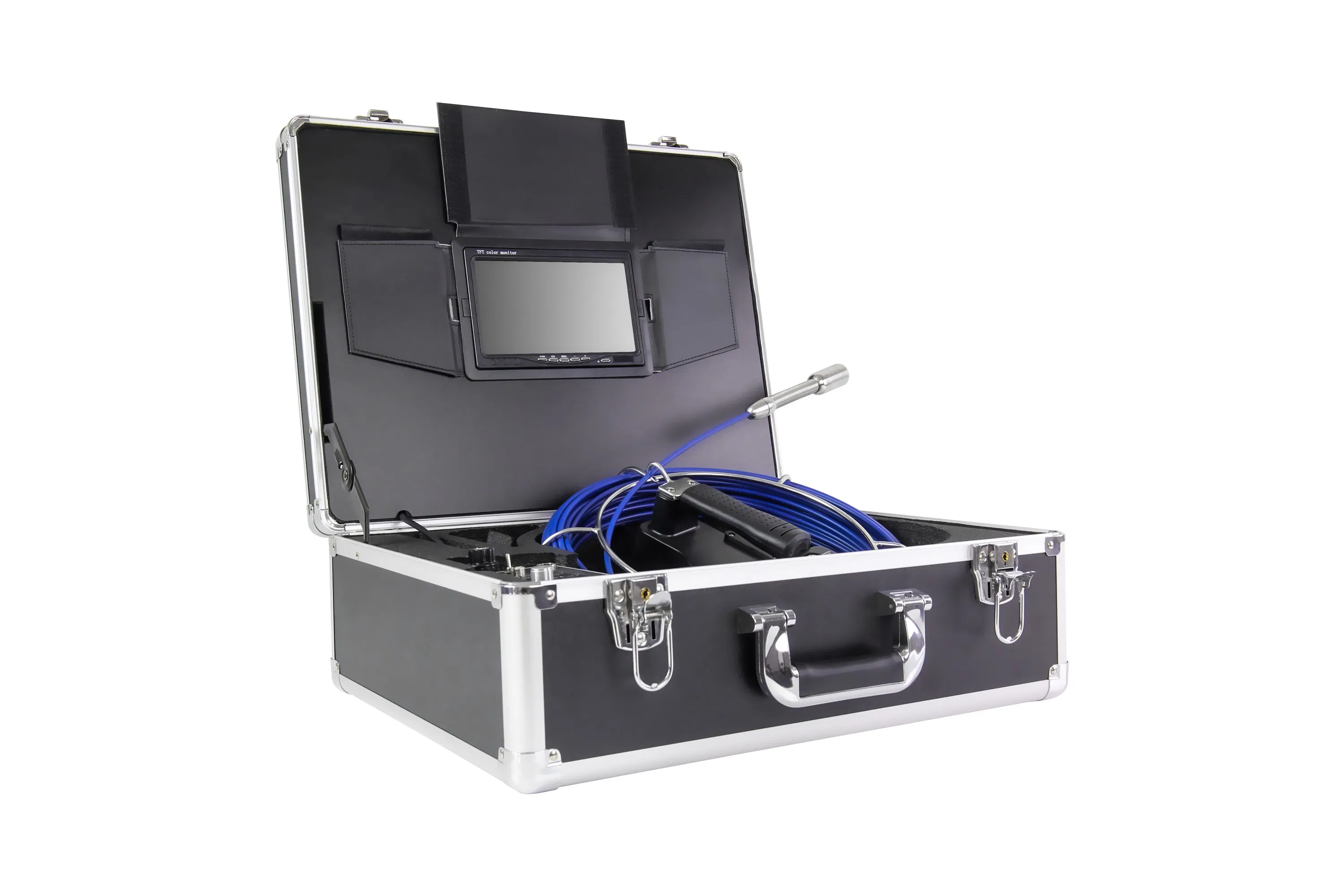 Wopson 20-50m Blue Cable 23mm Camera Head Pipe Sewer Drain Inspection Camera