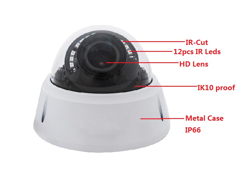Fsan 2MP Smart Ai Face Recognition Waterproof IR Infrared Night Vision Attendance Access Control Surveillance System HD Network CCTV IP Security Dome Camera