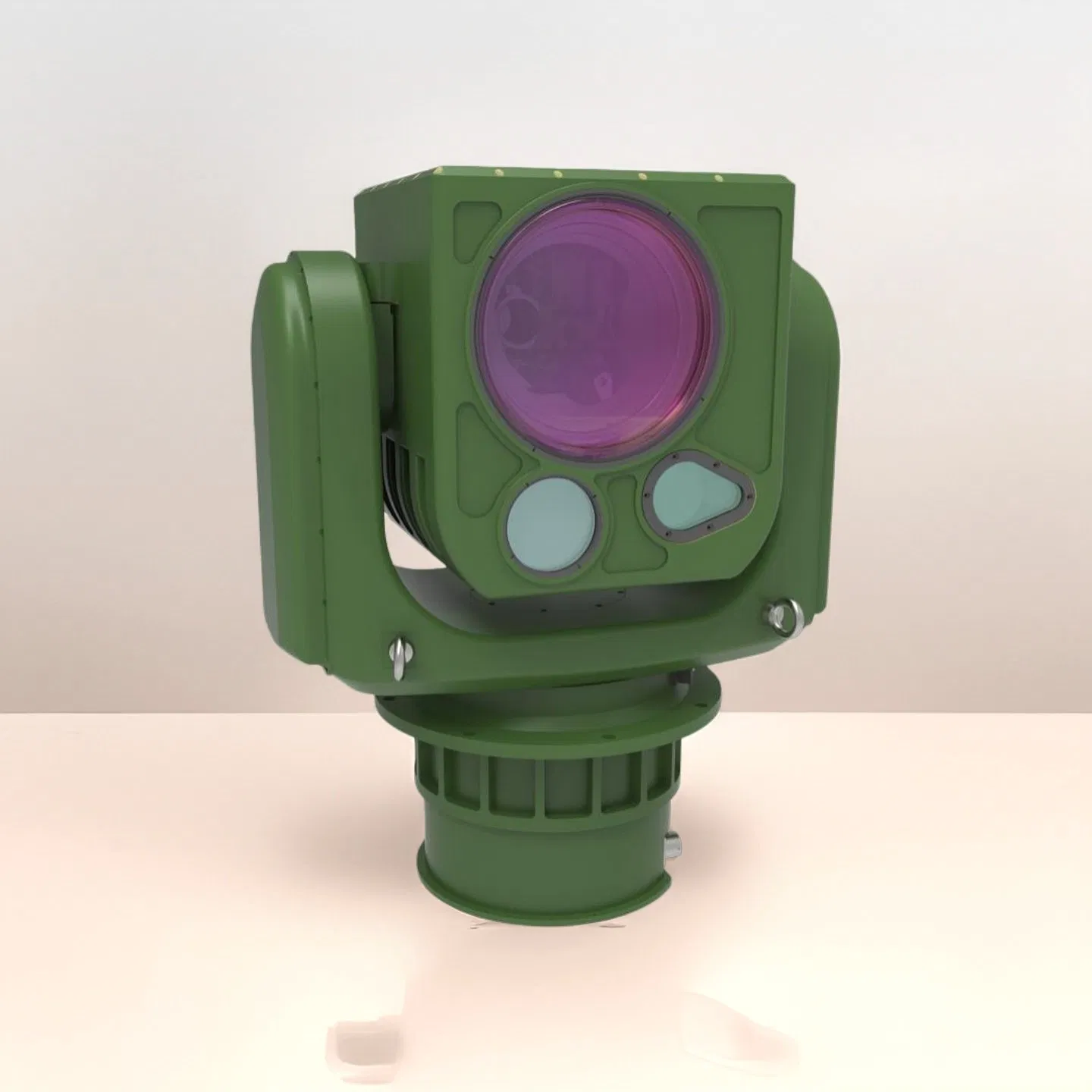 3km 5km 11km 15km Long Range Security Auto Tracking HD Anti Drone Surveillance Turret with Ai Recognitionl Electro Optical IP PTZ Cooled Thermal Imaging Camera