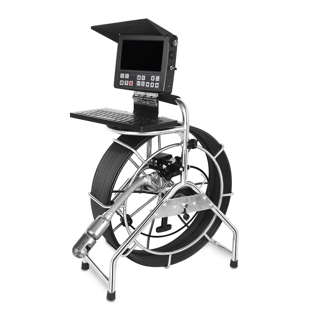 Waterproof Sewer Pipe Inspection 360 Degree Rotation Well Video Camera