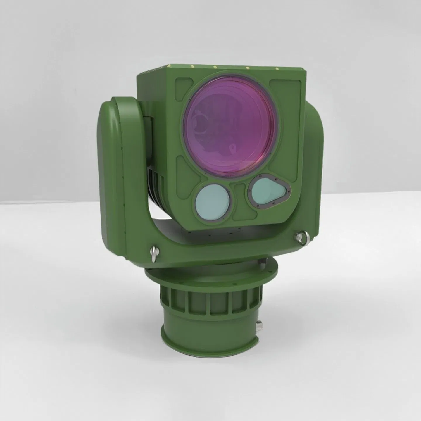 3km 5km 11km 15km Long Range Security Auto Tracking HD Anti Drone Surveillance Turret with Ai Recognitionl Electro Optical IP PTZ Cooled Thermal Imaging Camera