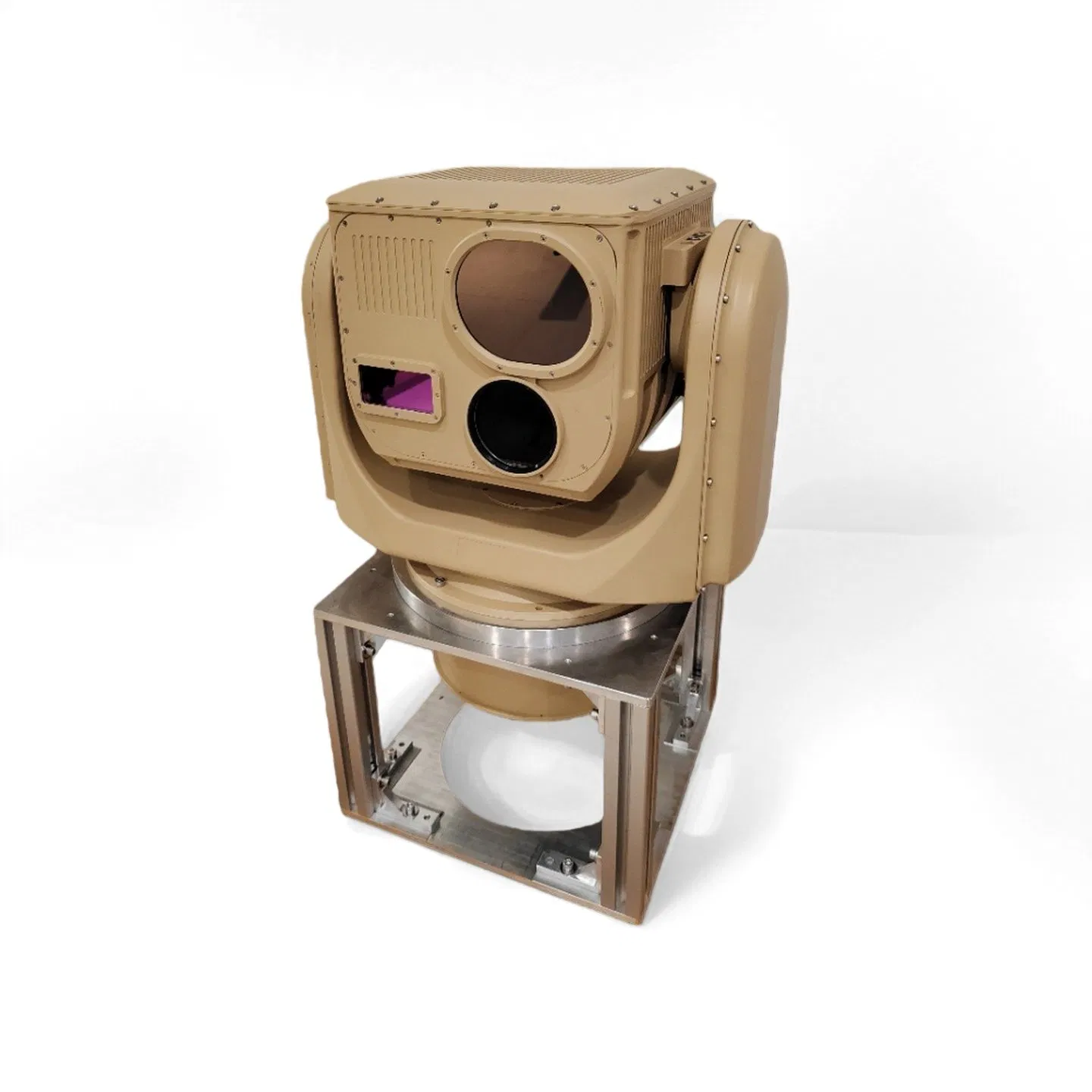 Security 3-12km Long Range Stabilization Vehicular Positioning HD Surveillance Photoelectric Anti Drone with Auto Tracking IP PTZ Cooled Thermal Imaging Camera