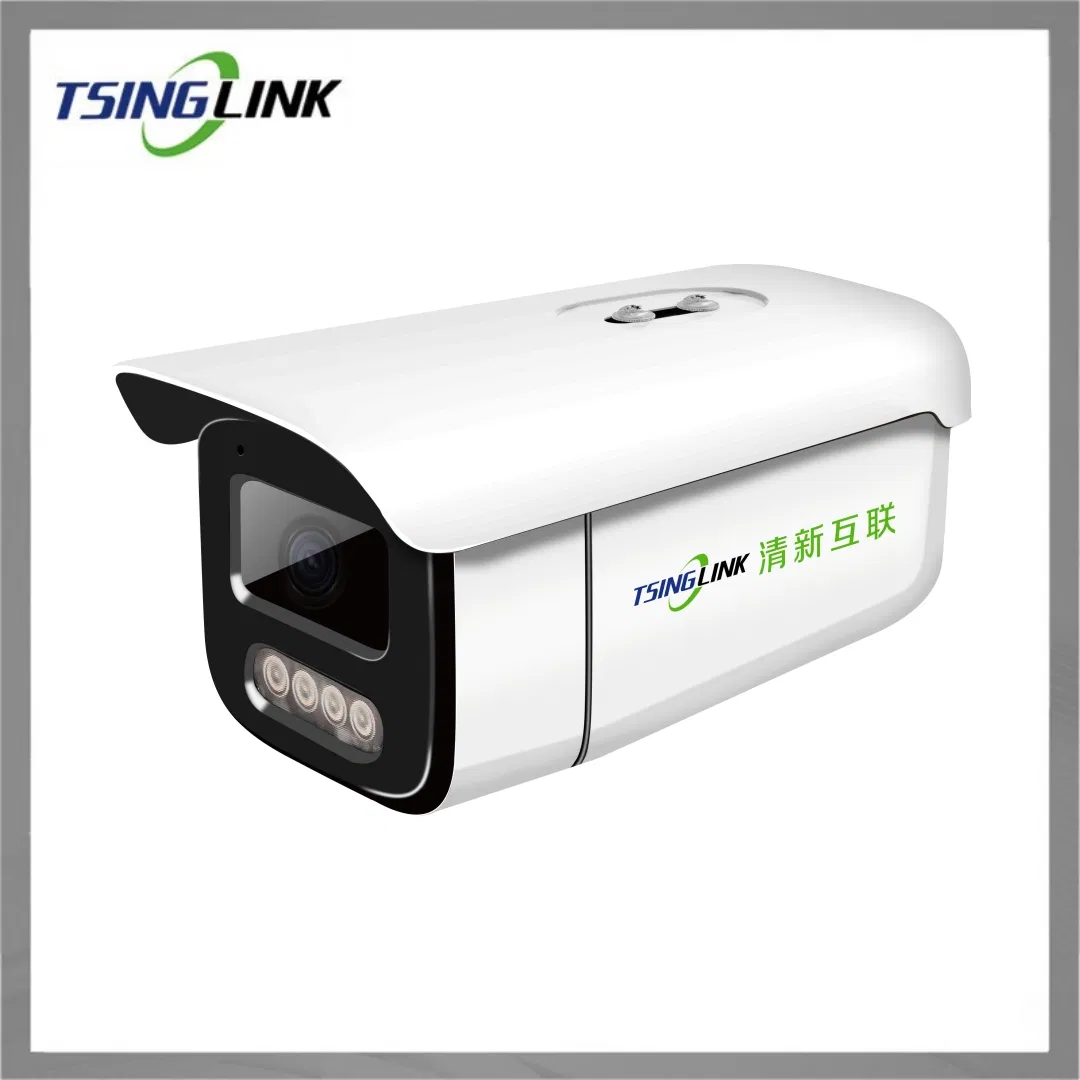 Super Starlight 4.0 Megapixel 2K IR DC12V Face Recognition Lpr Microphone WDR Bullet CCTV Security Network IP Camera
