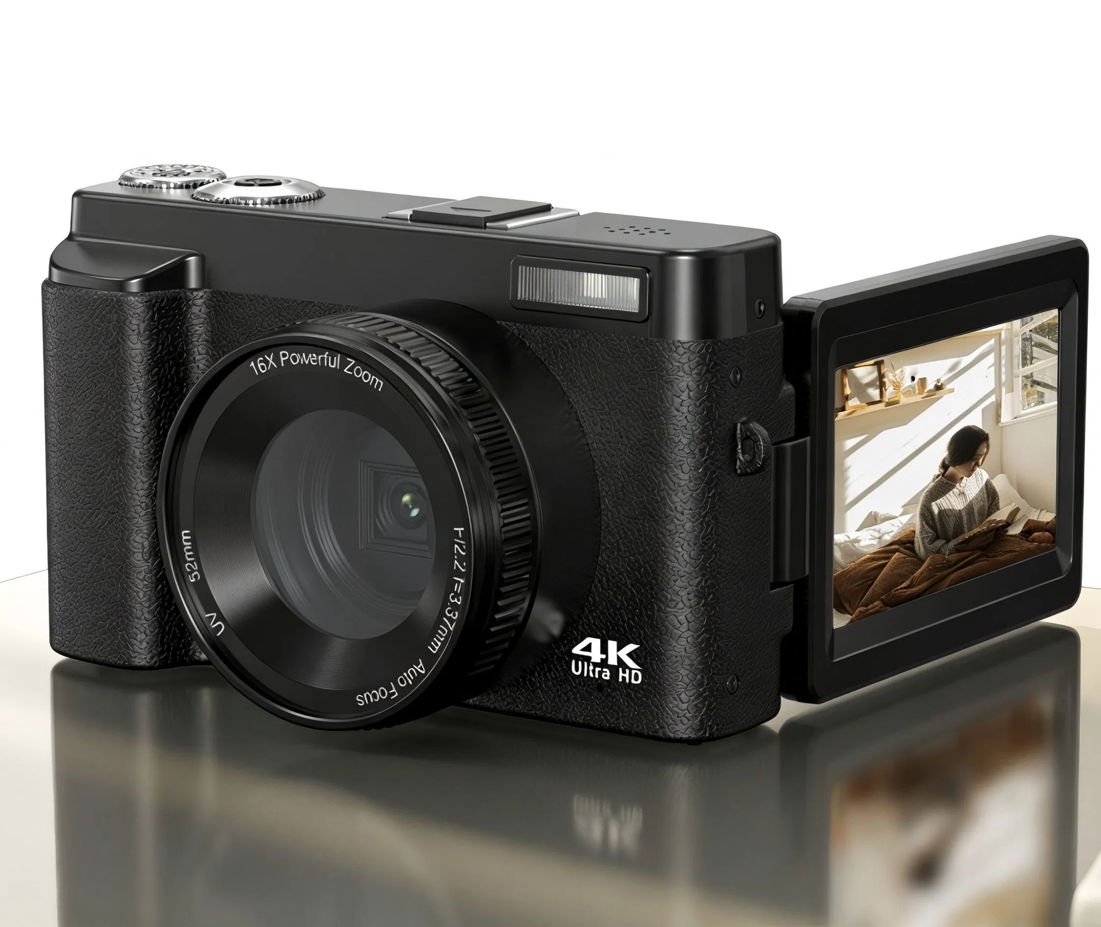 High-Resolution 4K HD Mirrorless Camera with CMOS Sensor