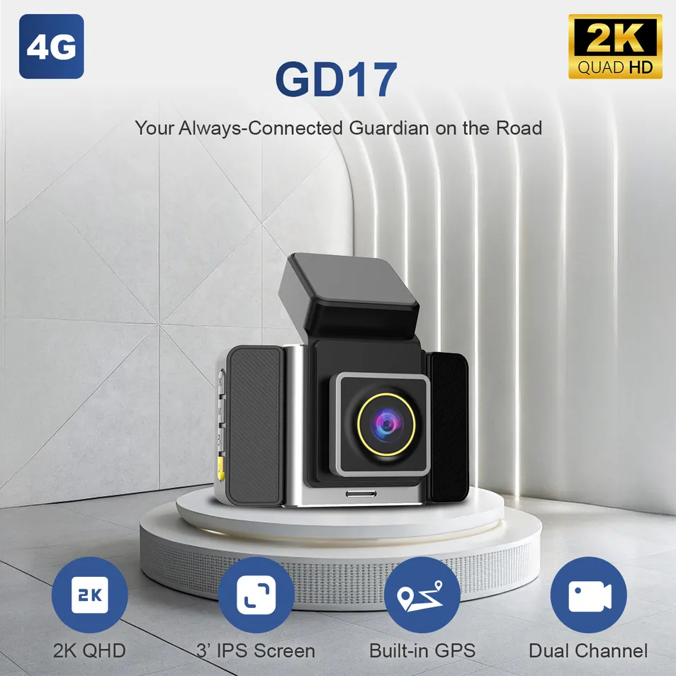 2K Front Rear Dash Camera