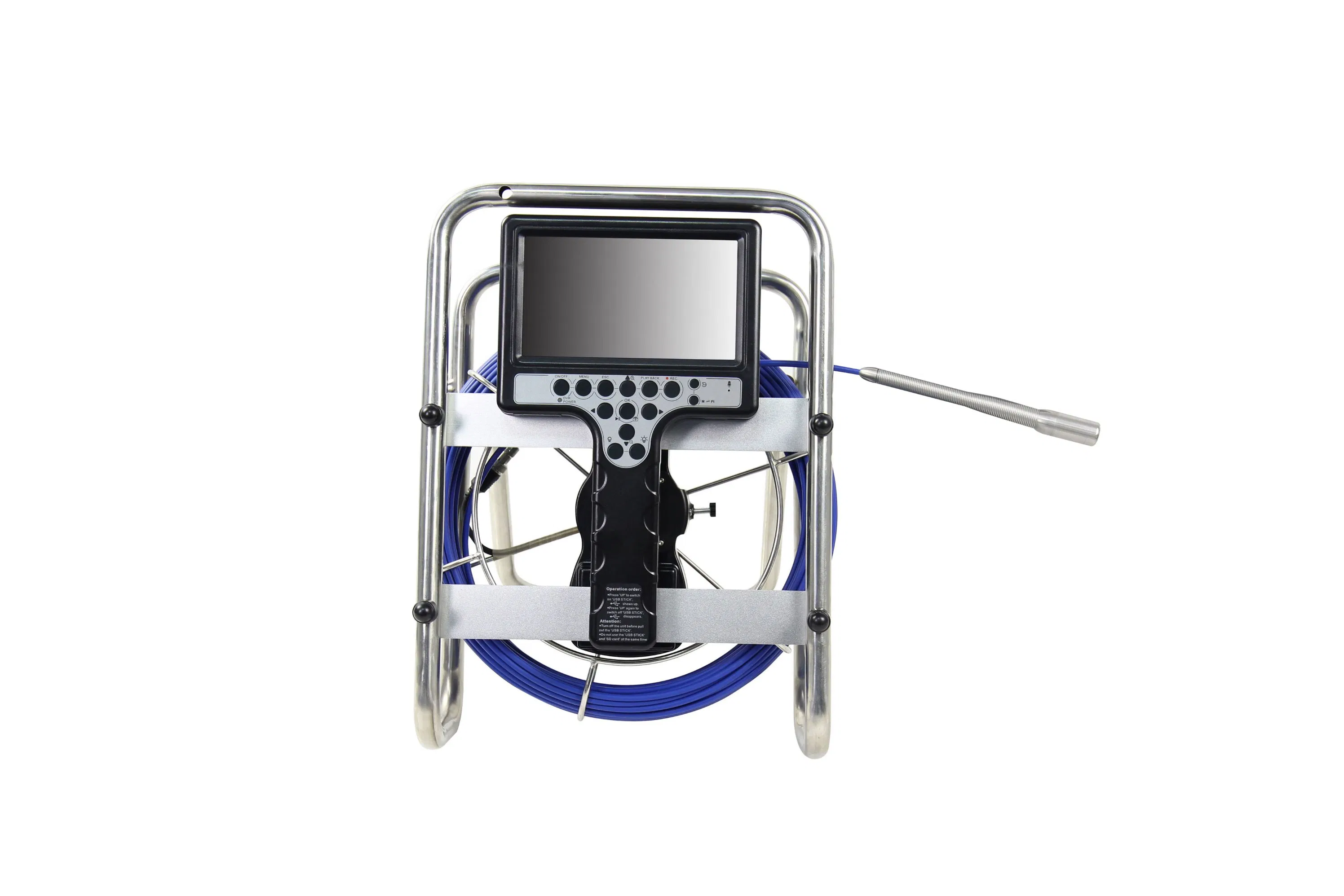 Wopson Hand Held 100FT Meter Counter Pipeline Sewer Drain Inspection Camera