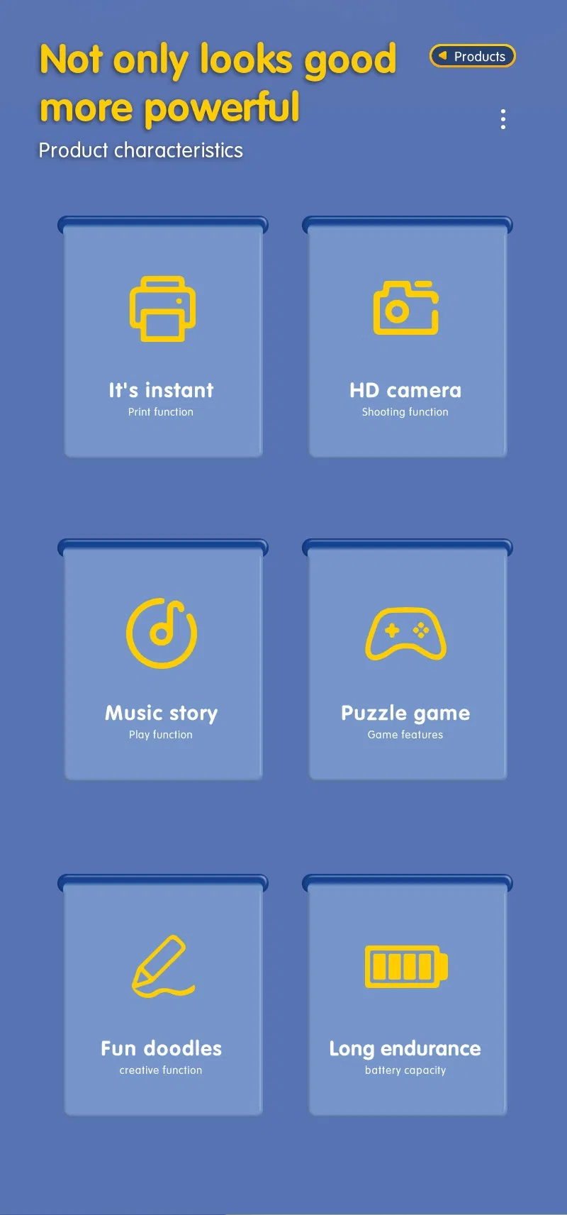 Kids Camera Features