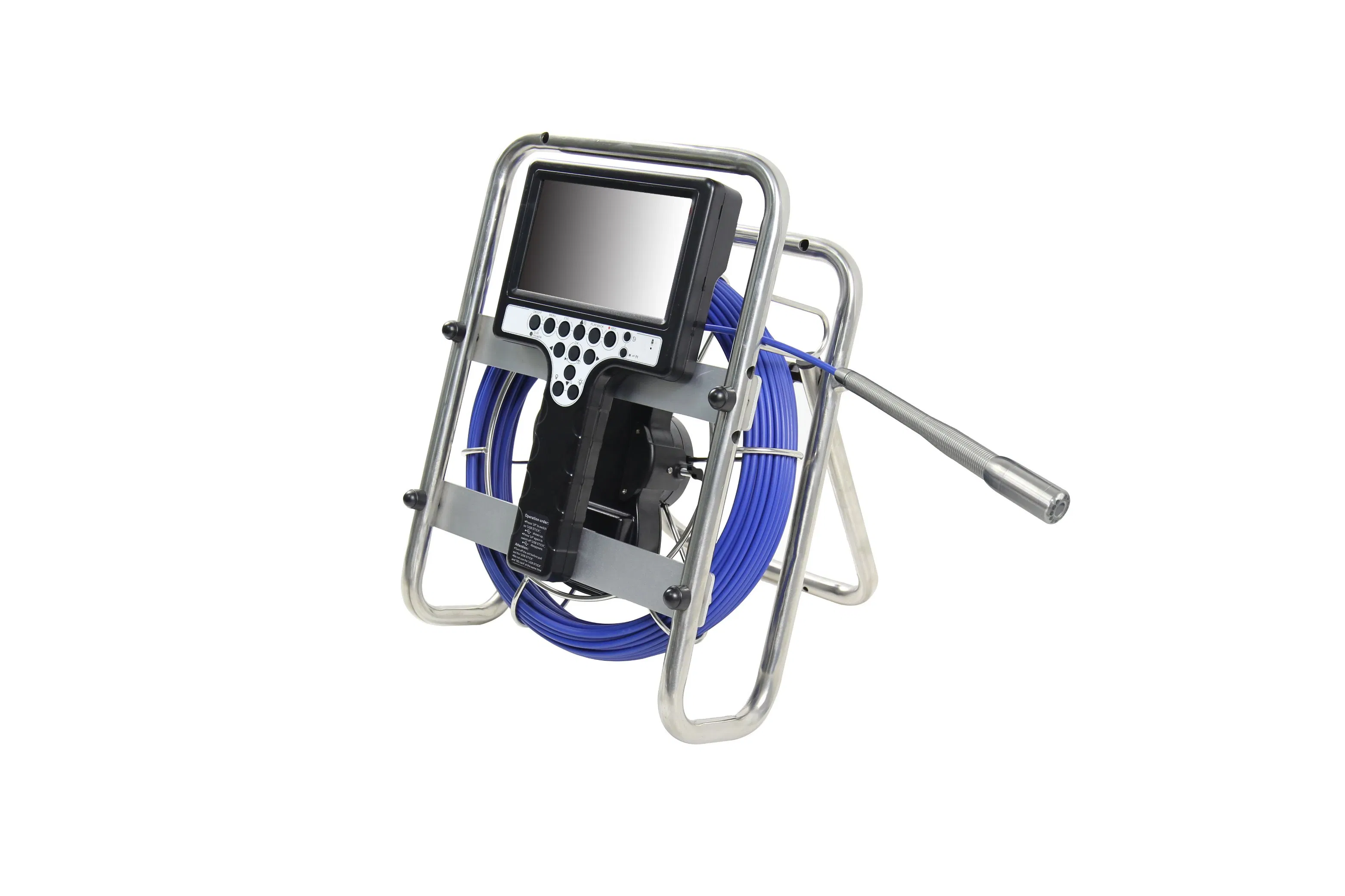 Wopson Hand Held 100FT Meter Counter Pipeline Sewer Drain Inspection Camera