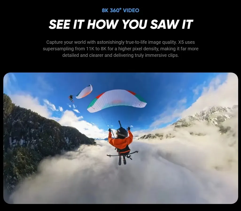 Insta360 X5 Comparison