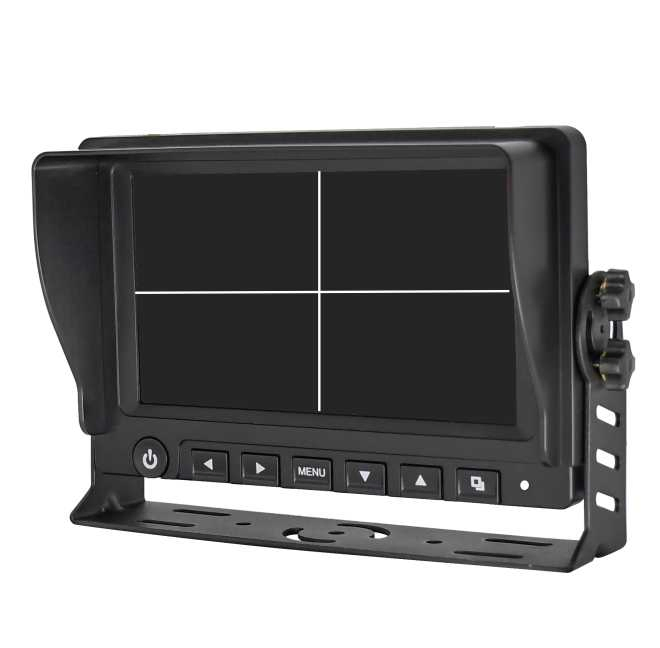 7"Inch Car Monitor Ai Pedestrian Video Warning Camera System for Car, Forklift, Heavy Duty Equipment