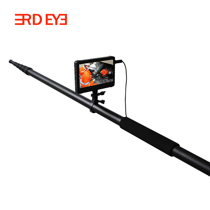 Customized 8-10meter Telescopic Pole HD Video Inspection Camera System for High Bridge, Building Wall Inspection