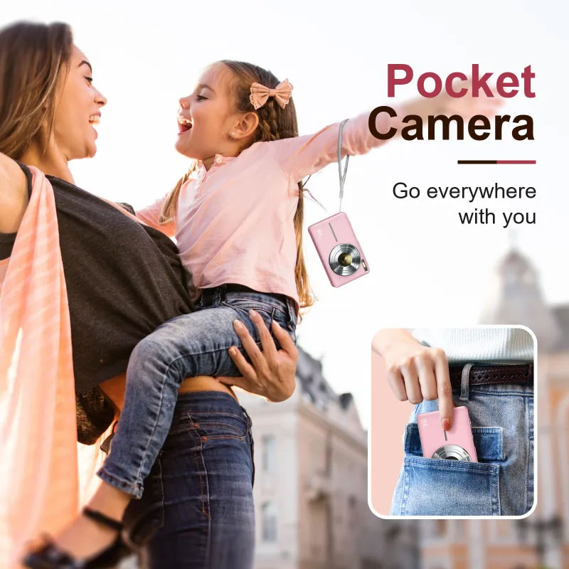 Child 4K Professional Compact Children Point and Shoot Photo Camera Digital Pocket Mini Retro Small Kid Digital Camera