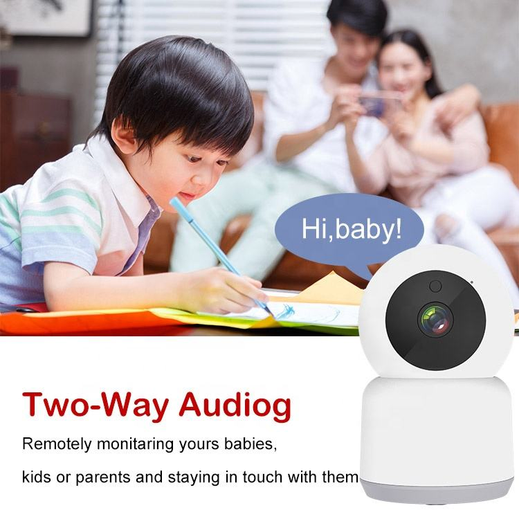 Smart Home WiFi 360-Degree Panoramic Wireless IR Security Camera 2MP Dome Camera CMOS Sensor SD Card Storage Indoor Use IP Camera