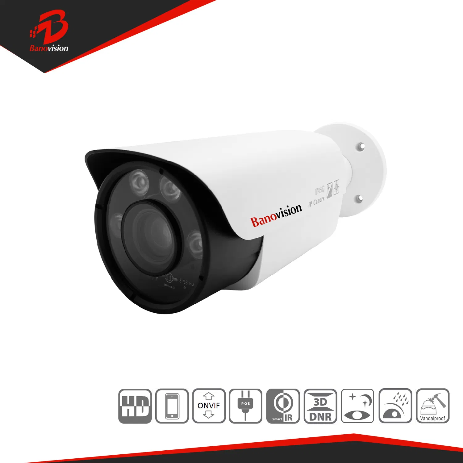 4K Security Surveillance Network IP Bullet Waterproof CCTV 8MP Camera