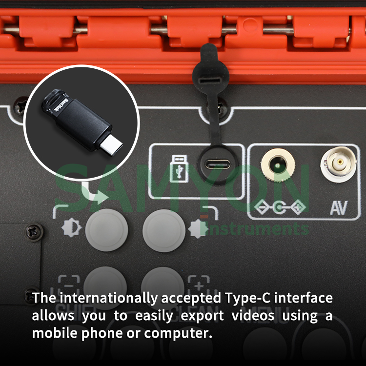 300m Downhole Water Well Borehole Inspection Camera Electric Winch 360 Degree Rotate