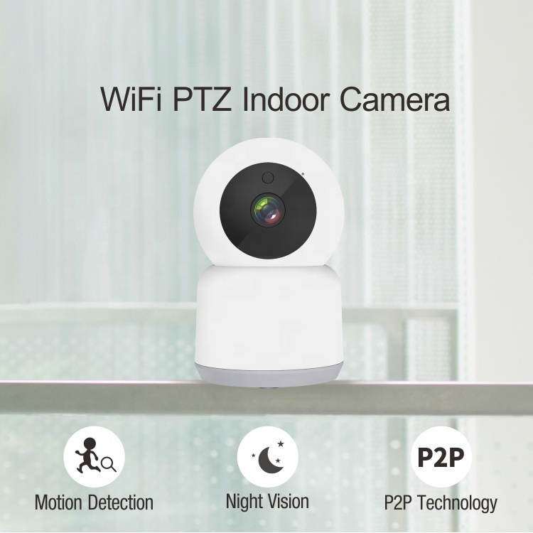 Smart Home WiFi 360-Degree Panoramic Wireless IR Security Camera 2MP Dome Camera CMOS Sensor SD Card Storage Indoor Use IP Camera