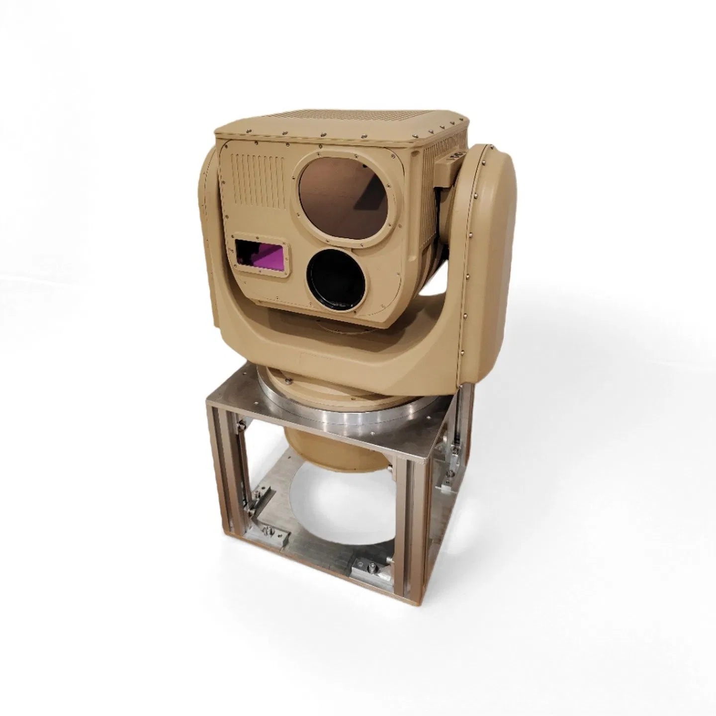 Security 3-12km Long Range Stabilization Vehicular Positioning HD Surveillance Photoelectric Anti Drone with Auto Tracking IP PTZ Cooled Thermal Imaging Camera